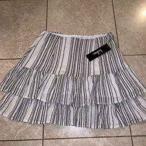 Lulu’s Tiered Striped Skirt